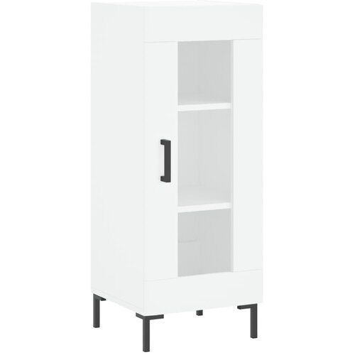 Maison Chic Komoda - Predalnik bela 34,5x34x90 cm inženirski les, (21716142) Slike