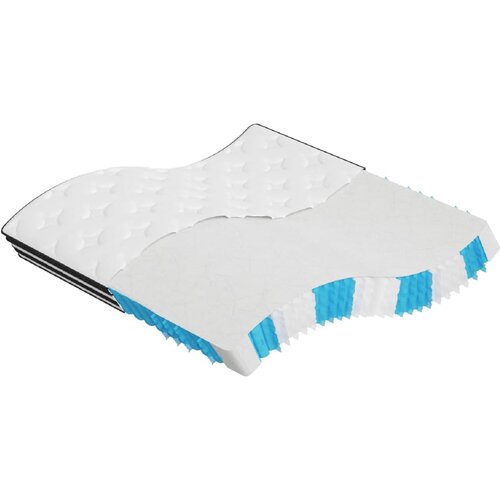 VidaXL Madrac s džepičastim oprugama srednji 200x200 cm Slike