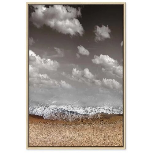  Slika - Sky Wave (1 Part) Vertical 60x90 U prirodnom drvenom okviru Slike