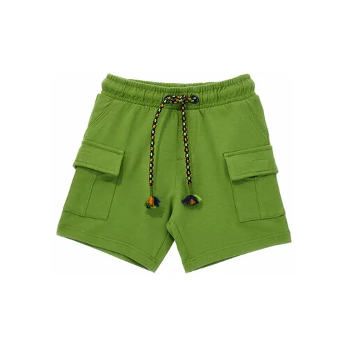 Original Marines Kratke hlače iz tkanine DDP0372NM Zelena Regular Fit