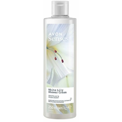Avon Senses White Lily gel za tuširanje 250ml Slike
