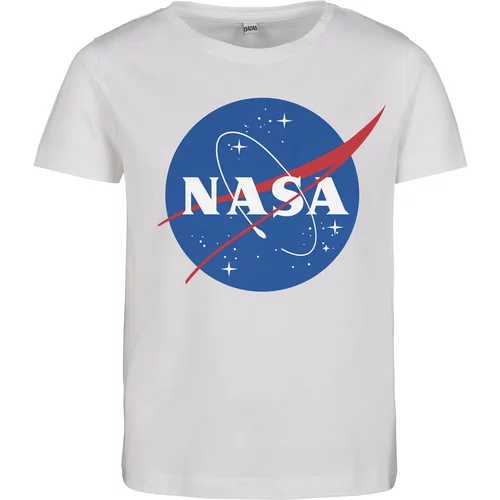 MT Kids NASA Insignia Children's T-Shirt with Short Sleeves - White