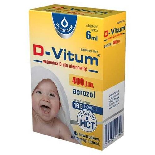 Oleofarm Vitamin D3 u spreju za dojenčad (6 ml) Slike