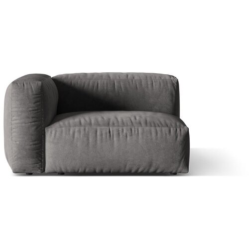 Micadoni Siv modul za sedežno garnituro iz tkanine boucl&amp;eacute; (levi kot) Martina &amp;ndash; Home Slike