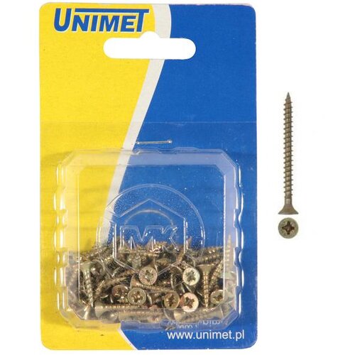 Shumee vijak za les rumeni pocinkan 4,0*50MM OP-35 kos, (21392207) Cene