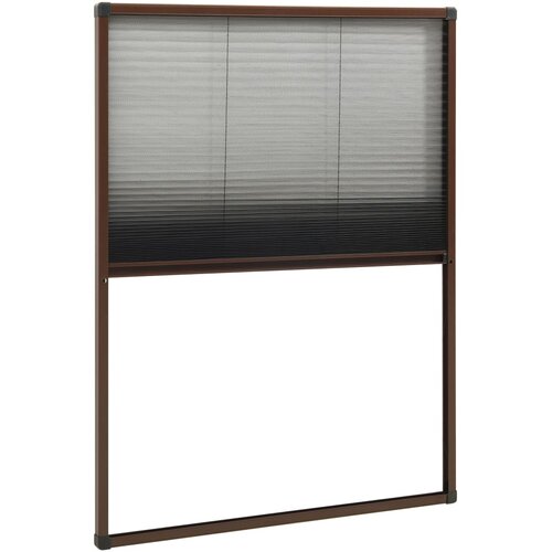  Zaslon protiv insekata za prozore aluminijski smeđi 80 x 120 cm Slike