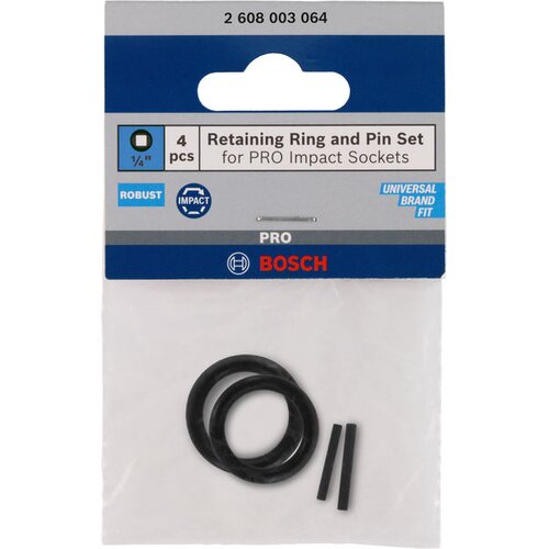 Bosch Osigurač i pin za Pro nasadni ključ 2608003064, 1/4&amp;quot; Slike