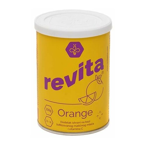 Revita proizvod na bazi liofilizovanog matičnog mleča sa ukusom pomorandže 200 g 108036 Cene