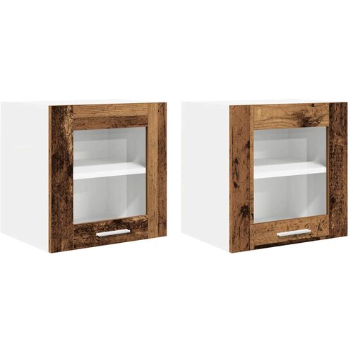  ormarić s pohranom 2 pcs Staro drvo 40 x 31 x 40 cm Slike