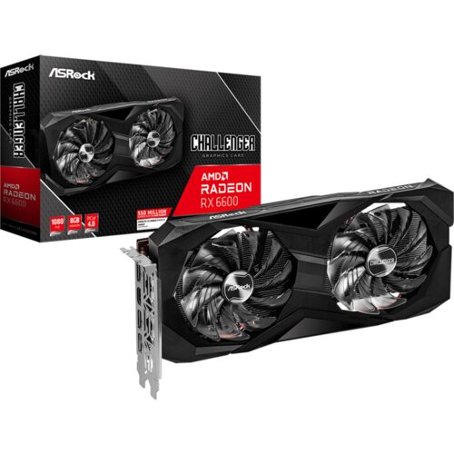 AsRock VGA RX6600 CLD 8GChallenger, AMD Radeon RX 66008GB GDDR6, 128-bit, 3xDP, HDMI Cijene