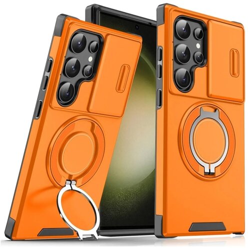  Torbica CamShield Ring stand za Samsung S918B Galaxy S23 Ultra narandzasta Cene