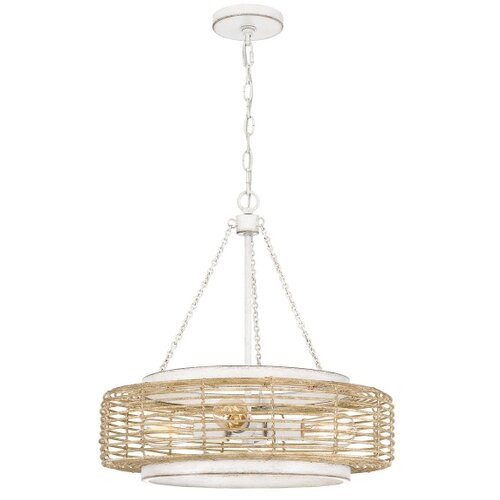  Quoizel QZ-WAYLON-4P-AWH - Viseći luster na lancu WAYLON 4xE27/60W/230V, prečnik 50,4 cm Slike