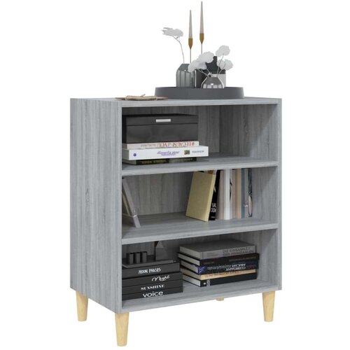 VidaXL Komoda siva sonoma 57x35x70 cm iverna plo&amp;scaron;ča Slike