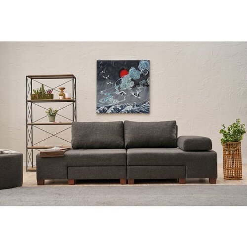 Atelier Del Sofa perenna linen - anthracite anthracite 3-Seat sofa-bed Cene