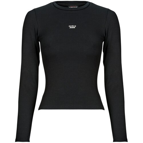 Guess Majice z dolgimi rokavi CN EMBRO SLIM TOP Črna Slike