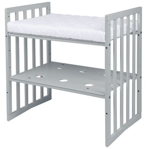 Waldin Oval krevetić 7u1 s madracem GREY Slike