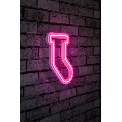 Wallity Dekorativna LED rasveta Socks, 18x24x2cm, Roze Cene