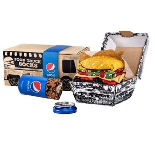 Kesi Pepsi x Rainbow Socks Food Truck Socks Set 3 Pairs Slike