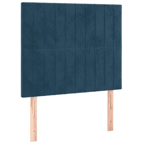  Uzglavlje tamnoplavo 90x5x118/128 cm bar&amp;scaron;unasto Slike