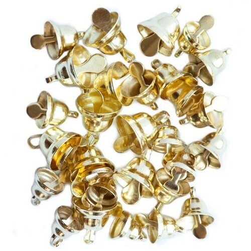  Dekorativni zvončići zlatne boje 30 komada (Novogodišnja dekoracija ) Cijene