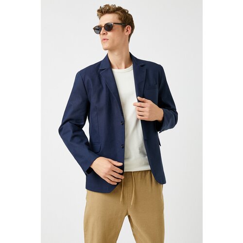 Koton Men&amp;#039;s Navy Blue Jacket Slike