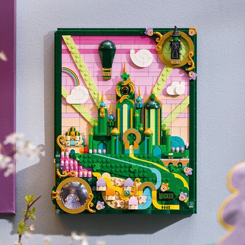 Lego LEGO&amp;reg; Wicked - Stenska umetnina Emerald City (75685) Slike