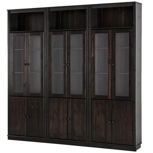 St&amp;oslash;raa Rjava vitrina iz masivnega bora 518x223 cm Anita &amp;ndash; Slike