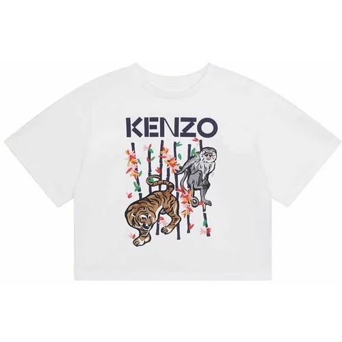 Kenzo Kids Dječja pamučna majica kratkih rukava boja: bijela