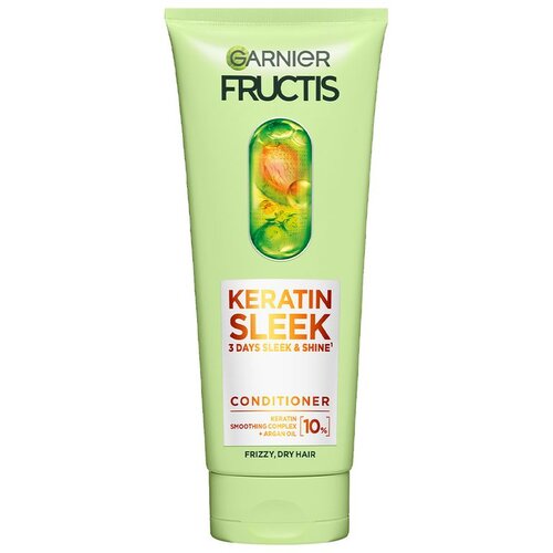 Garnier Fructis Keratin Sleek Balzam za nezaglađenu, suhu kosu 200ML Slike