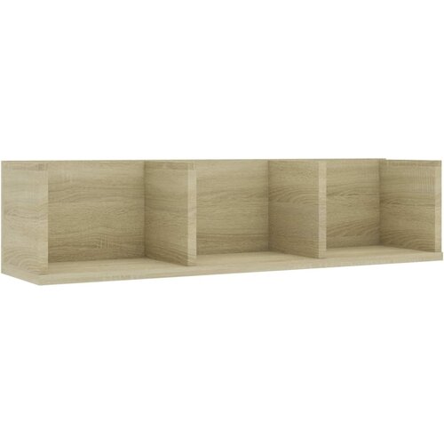 Maison Chic Stenska polica - Viseča Polica za CD plošče sonoma hrast 75x18x18 cm, (21793580) Cene