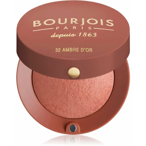 Bourjois Little Round Pot rdečilo za obraz 2,5 g odtenek 32 Ambre D´Or za ženske