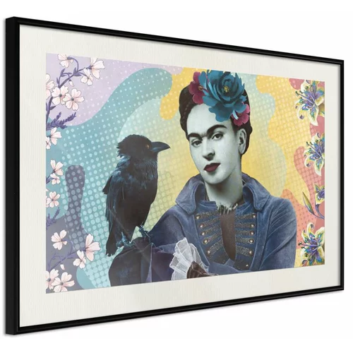  Poster - Frida with a Raven 60x40