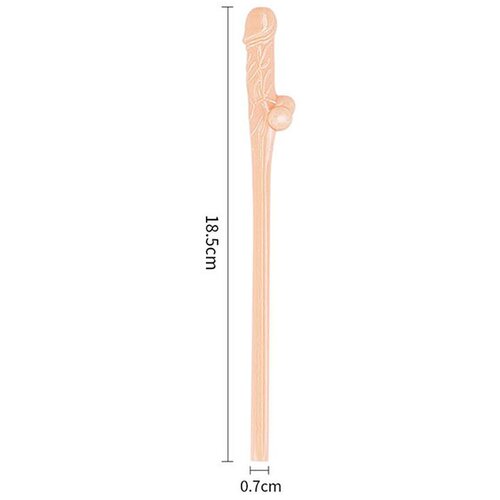 Lovetoy realistična slamka za penis (prirodna) Slike