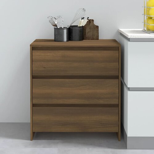 VidaXL Komoda boja smeđeg hrasta 70 x 41 x 75 cm od iverice Slike