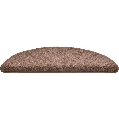  Tepisi za stepenice 15 kom smeđi 56 x 17 x 3 cm Slike