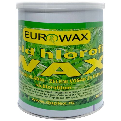 Eurowax Vosak za depilaciju Hlorofil classic, 800 ml Cene