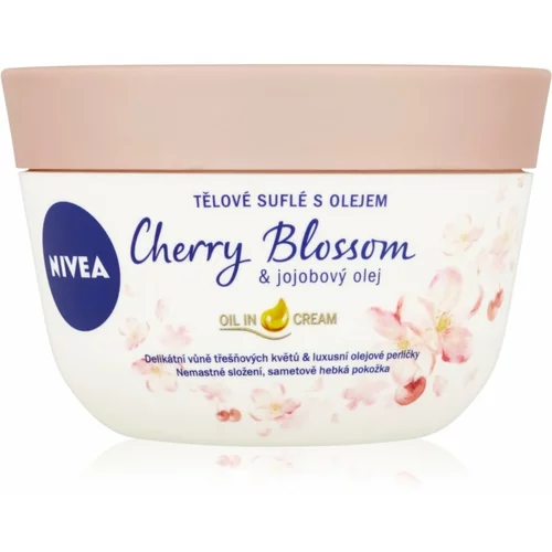 Nivea Cherry Blossom & Jojoba Oil souffle za telo 200 ml