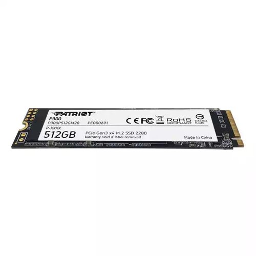 Patriot SSD M.2 NVMe P300 2280 PCIe 512GB Low-Power Consumption SSD P300P512GM28 Slike
