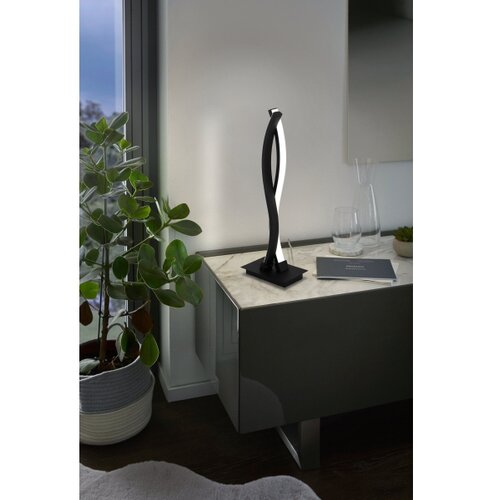 Eglo lasana 3 stolna/1, led, 10w, alu/crno bijela Slike