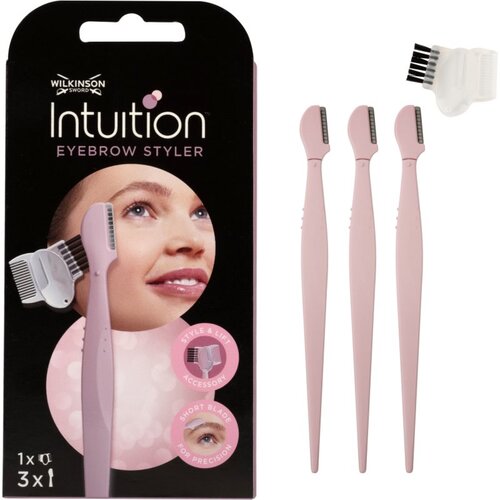 Wilkinson Sword Intuition Eyebrow Styler brijaći aparat za žene za obrve 3 kom Slike