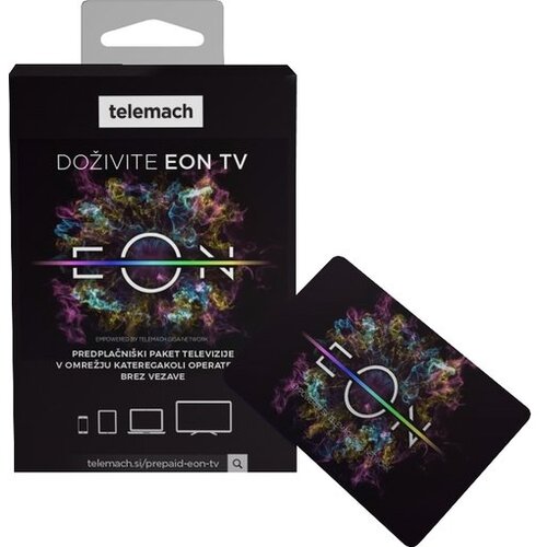 Telemach predplačniški paket EON TV Prepaid 3M Cene