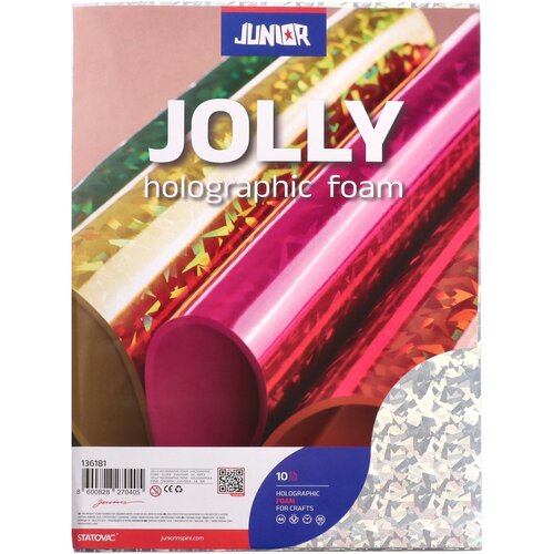 Junior Jolly Holographic Foam, hologramska pena, A4, 250g - odaberite boju Srebrna Cene