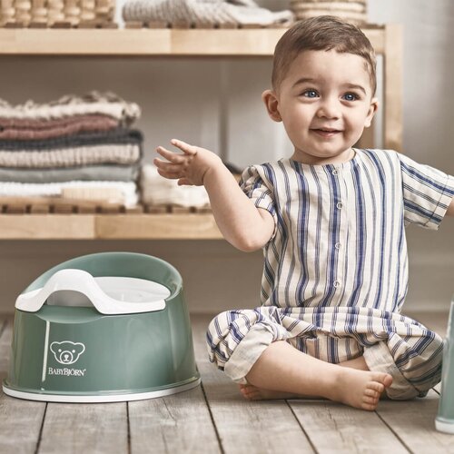 BabyBj&amp;ouml;rn&amp;reg; otro&amp;scaron;ka kahlica smart potty deep green/white Slike