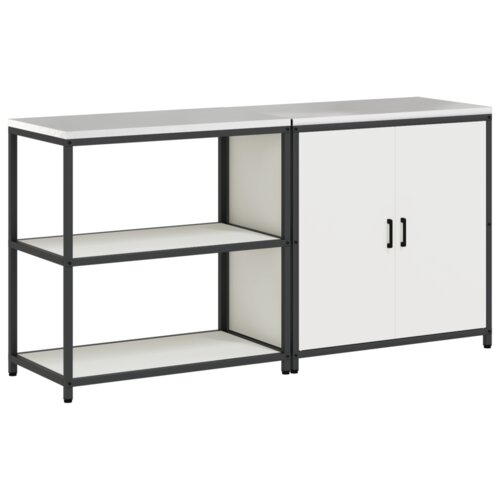  Kuhinjski set za pohranu 2 pcs Bijelo 180 x 50 x 92 cm Slike