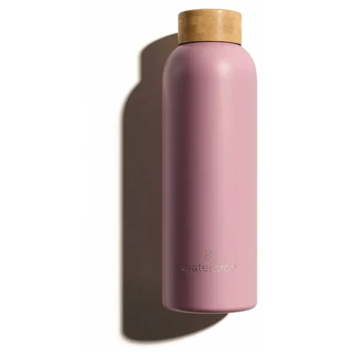 waterdrop Bottle stainless steel pastel pink matt 600 ml
