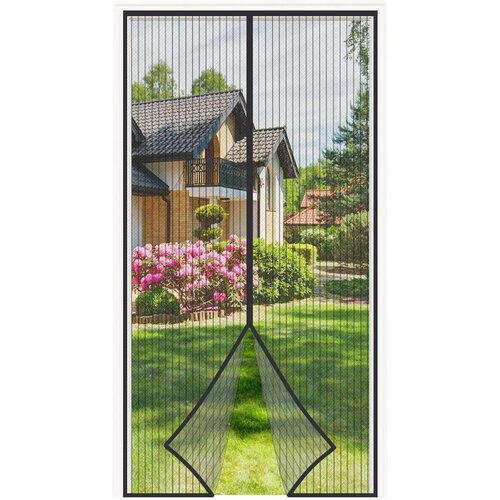 4UMOR magnetno komarno vratno mrežo &amp;ndash; 150 &amp;times; 225 cm Slike