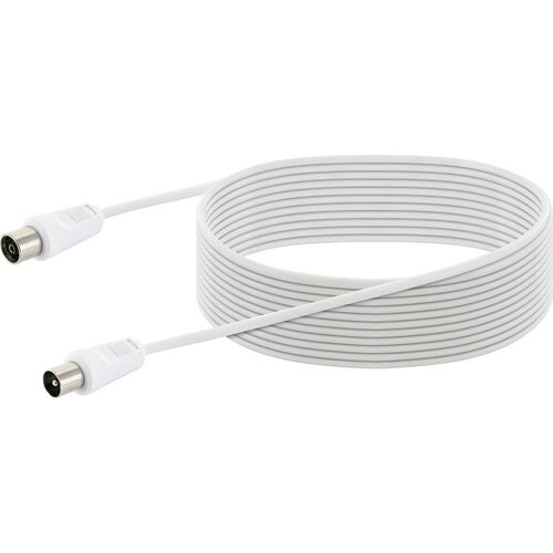 SCHWAIGER antene\, SAT priključni kabel [1x IEC vtič - 1x IEC vtičnica] 10 m bela, (20431654) Slike
