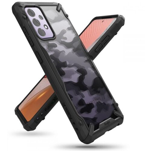 Samsung Ovitek Ringke Fusion X Galaxy A72 camo črn Cene