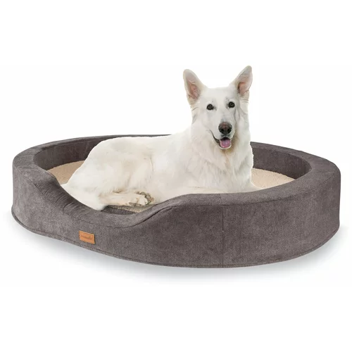 brunolie Lotte, krevet za psa, jastuk za psa, perivi, ortopedski, protuklizni, prozračni, memorijska pjena, veličina XL (120 x 20 x 100 cm)