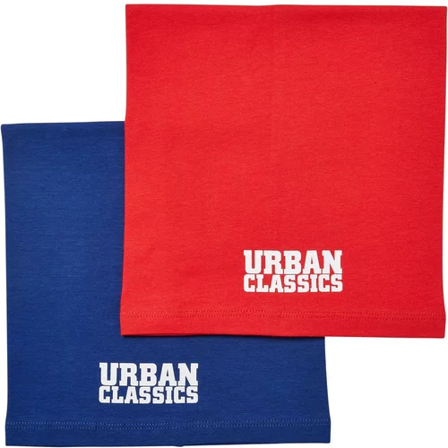 Urban Classics Accessoires Logo Tube Scarf Kids 2-Pack blue/red